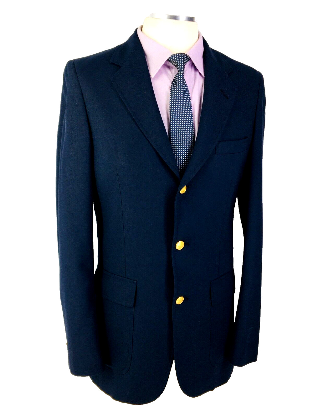 39XL Brooks Brothers Brooksgate USA Mens Vintage 3 Button Wool Blazer Sport Coat